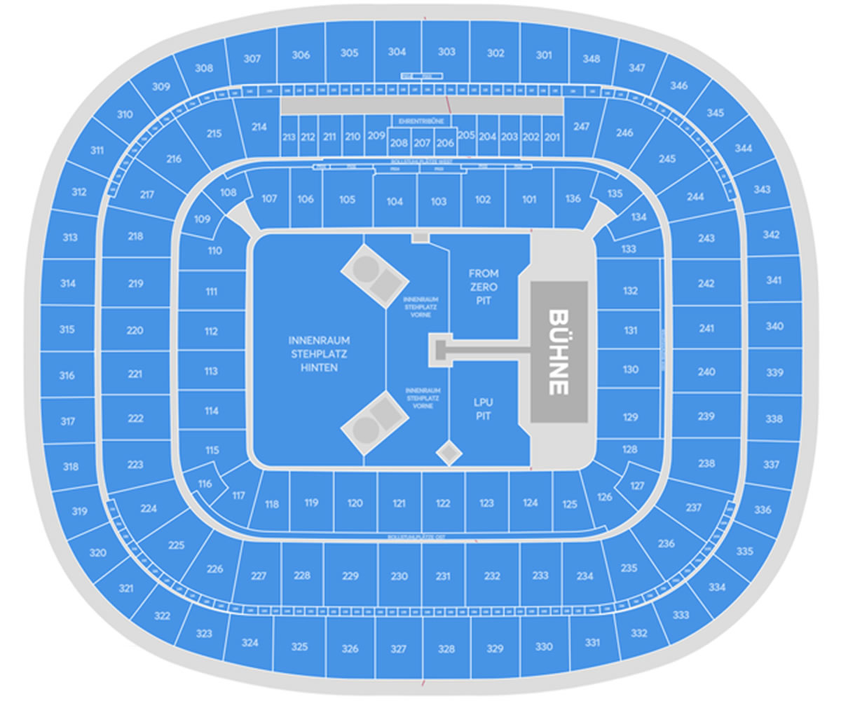 Allianz Arena, Munich, Germany / Allianz Arena, Munich, Germany Venue Seating Plan