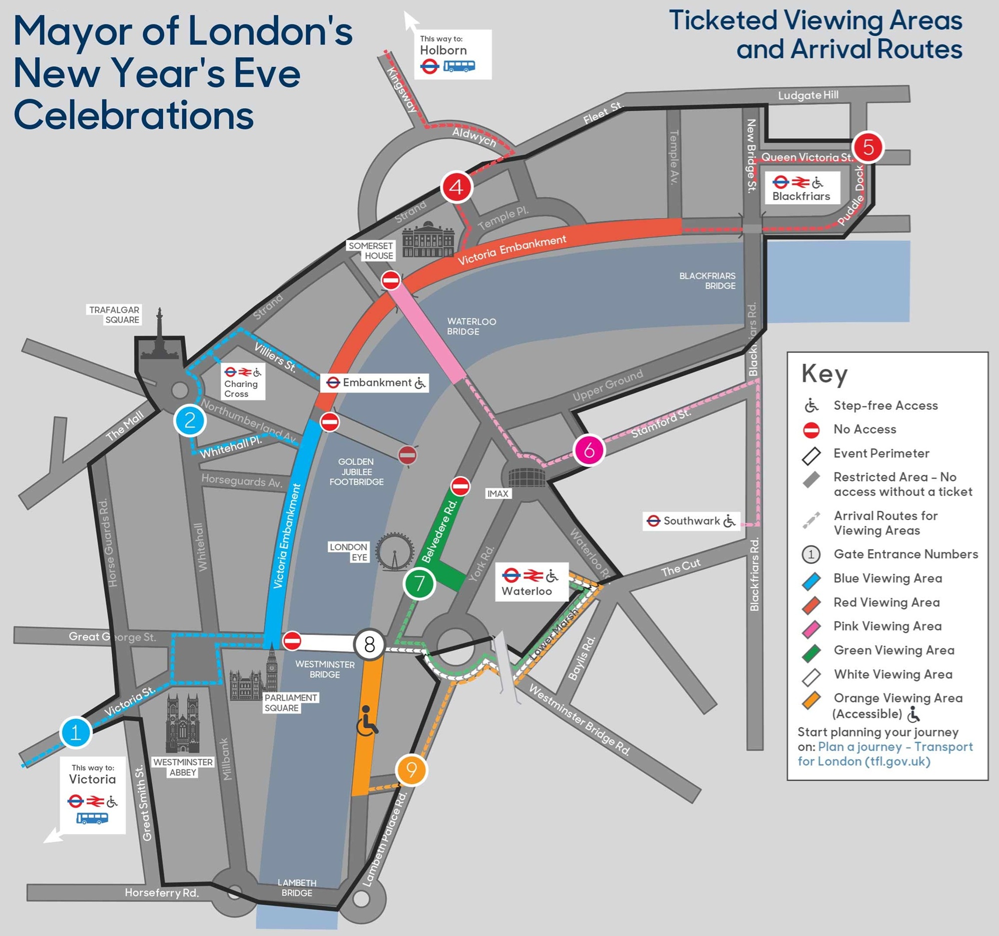 Thames Riverside, London, United Kingdom / Thames Riverside, London, United Kingdom Venue Seating Plan