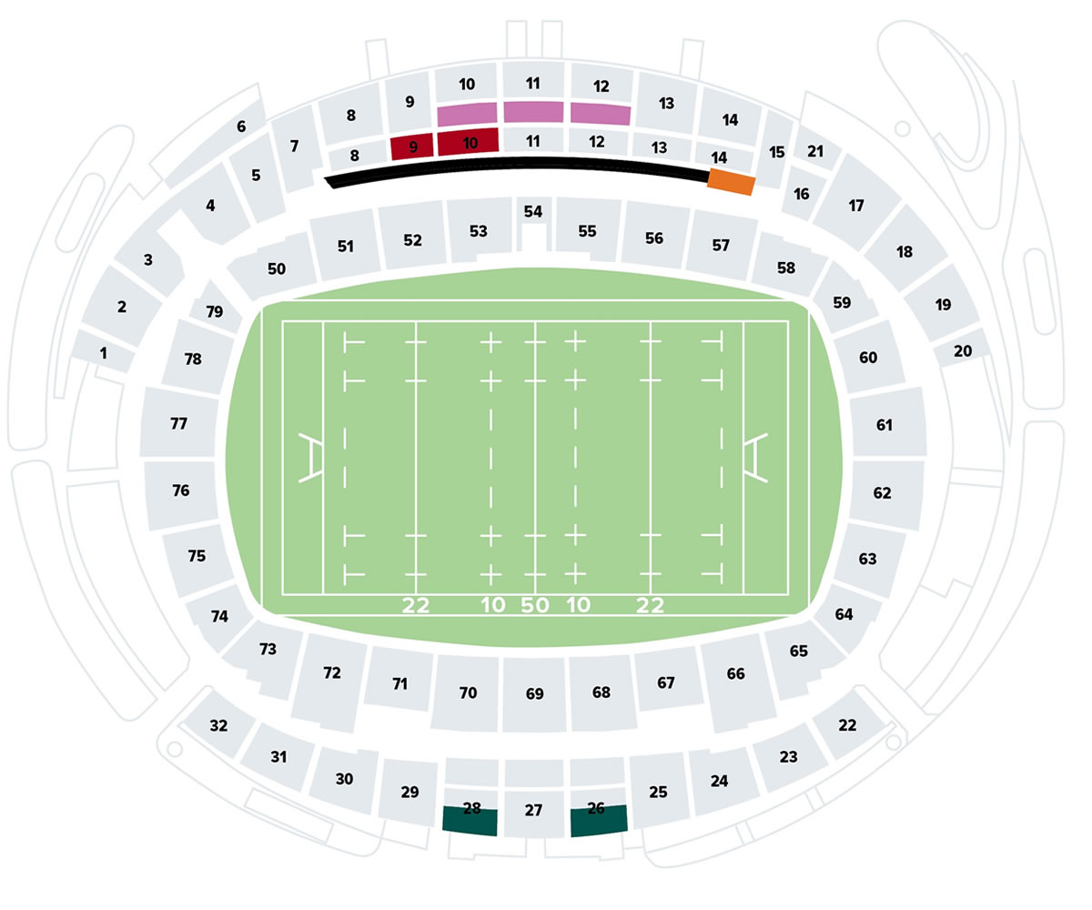 Sydney Stadium, Sydney, Australia / Sydney Stadium, Sydney, Australia Venue Seating Plan