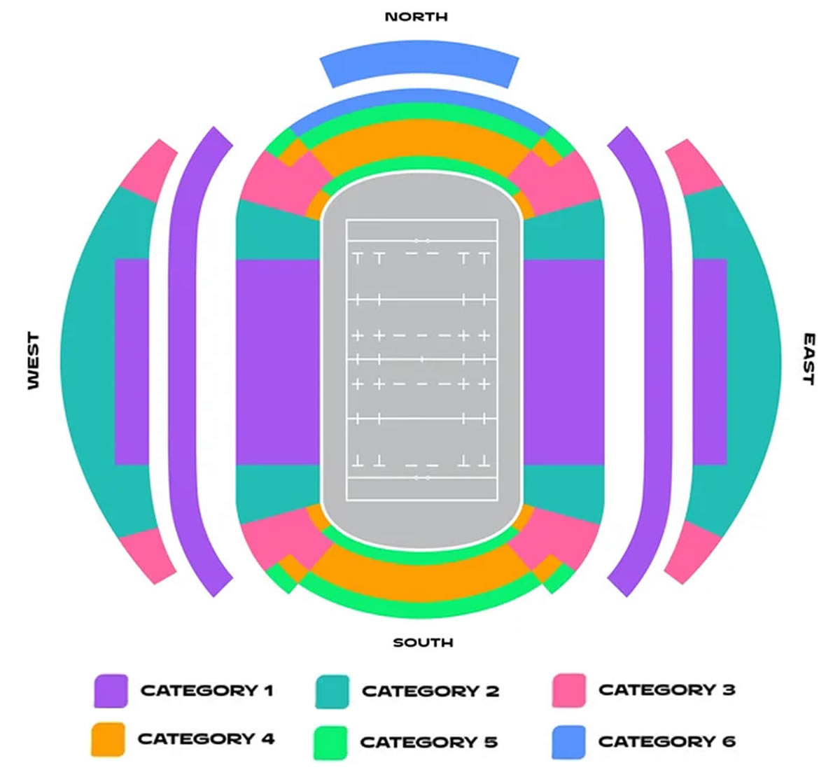 Accor Stadium, Sydney, Australia / Accor Stadium, Sydney, Australia Venue Seating Plan
