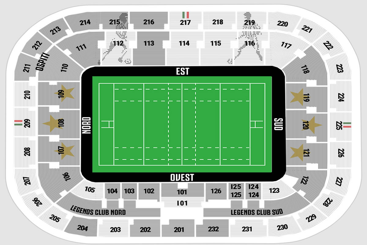 Allianz Stadium, Turin, Italy / Allianz Stadium, Turin, Italy Venue Seating Plan