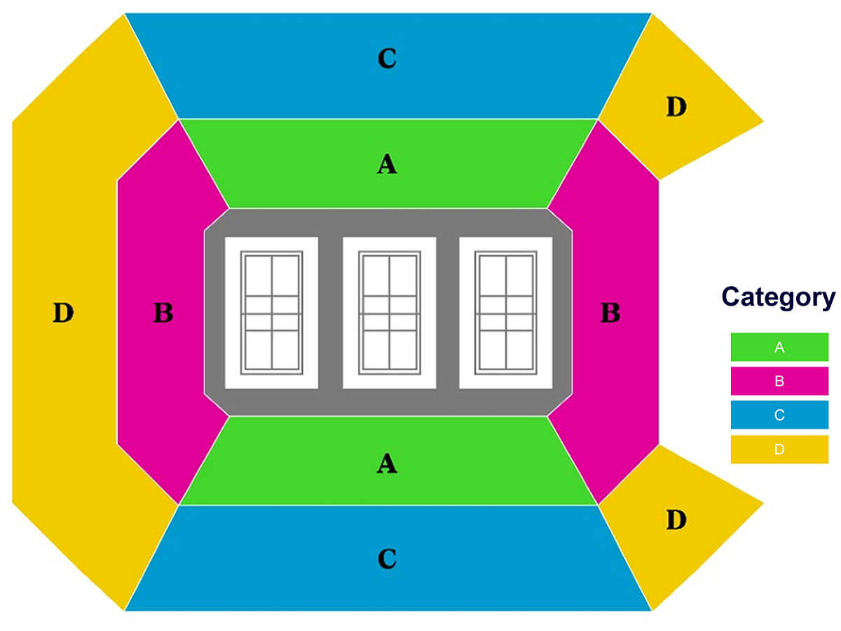 Galen Center (Badminton), Los Angeles, United States / Galen Center (Badminton), Los Angeles, United States Venue Seating Plan