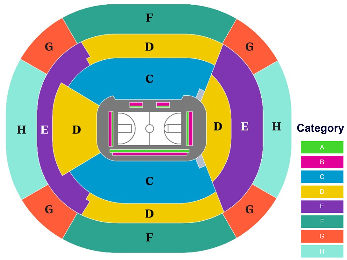 Inglewood Dome, Inglewood, California, United States / Inglewood Dome, Inglewood, California, United States Venue Seating Plan