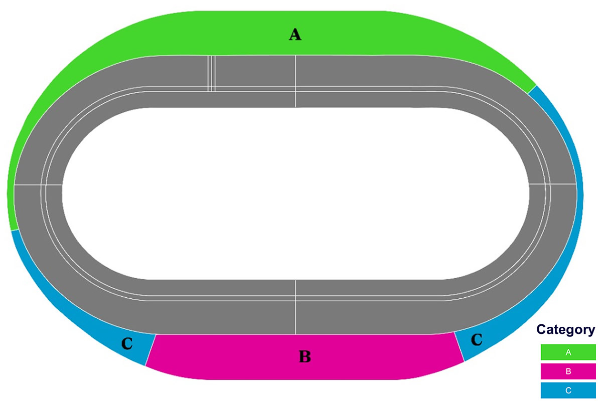 Carson Velodrome, Carson, California, United States / Carson Velodrome, Carson, California, United States Venue Seating Plan