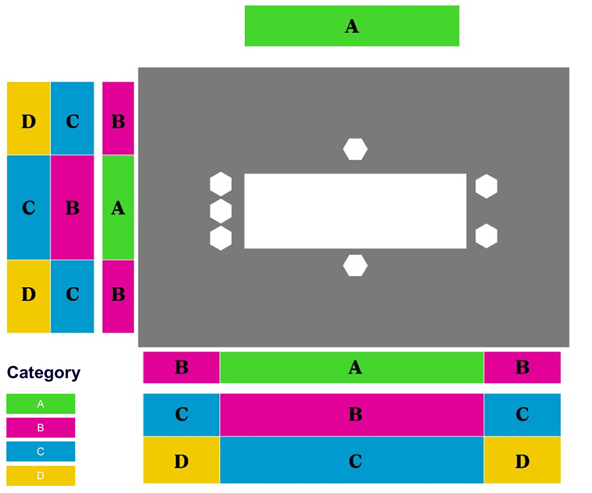 Santa Anita Park, Arcadia, California, United States / Santa Anita Park, Arcadia, California, United States Venue Seating Plan