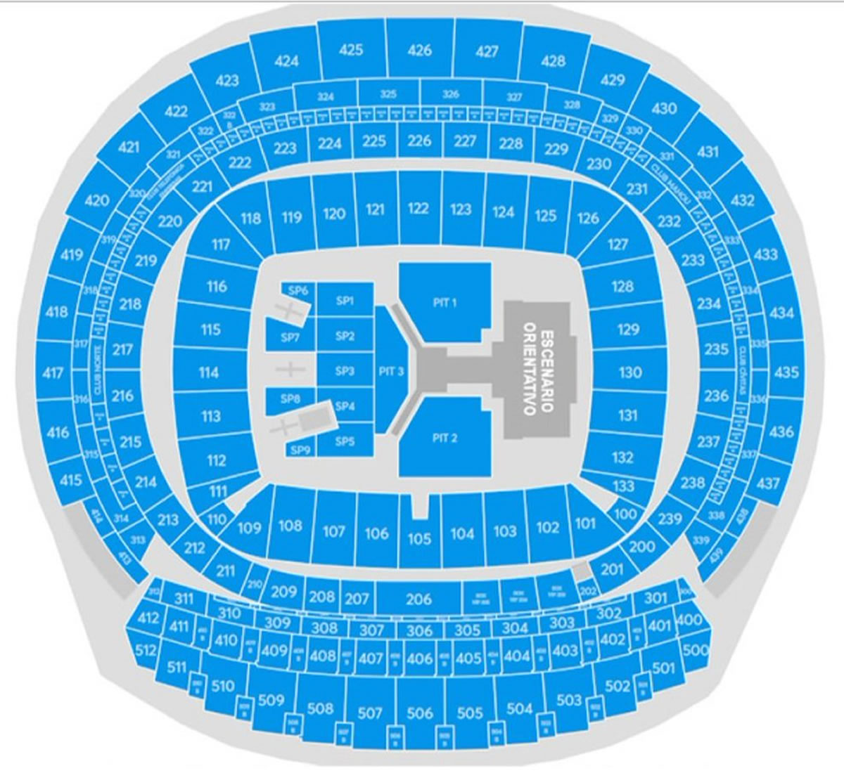 Metropolitano Stadium, Madrid, Spain / Metropolitano Stadium, Madrid, Spain Venue Seating Plan