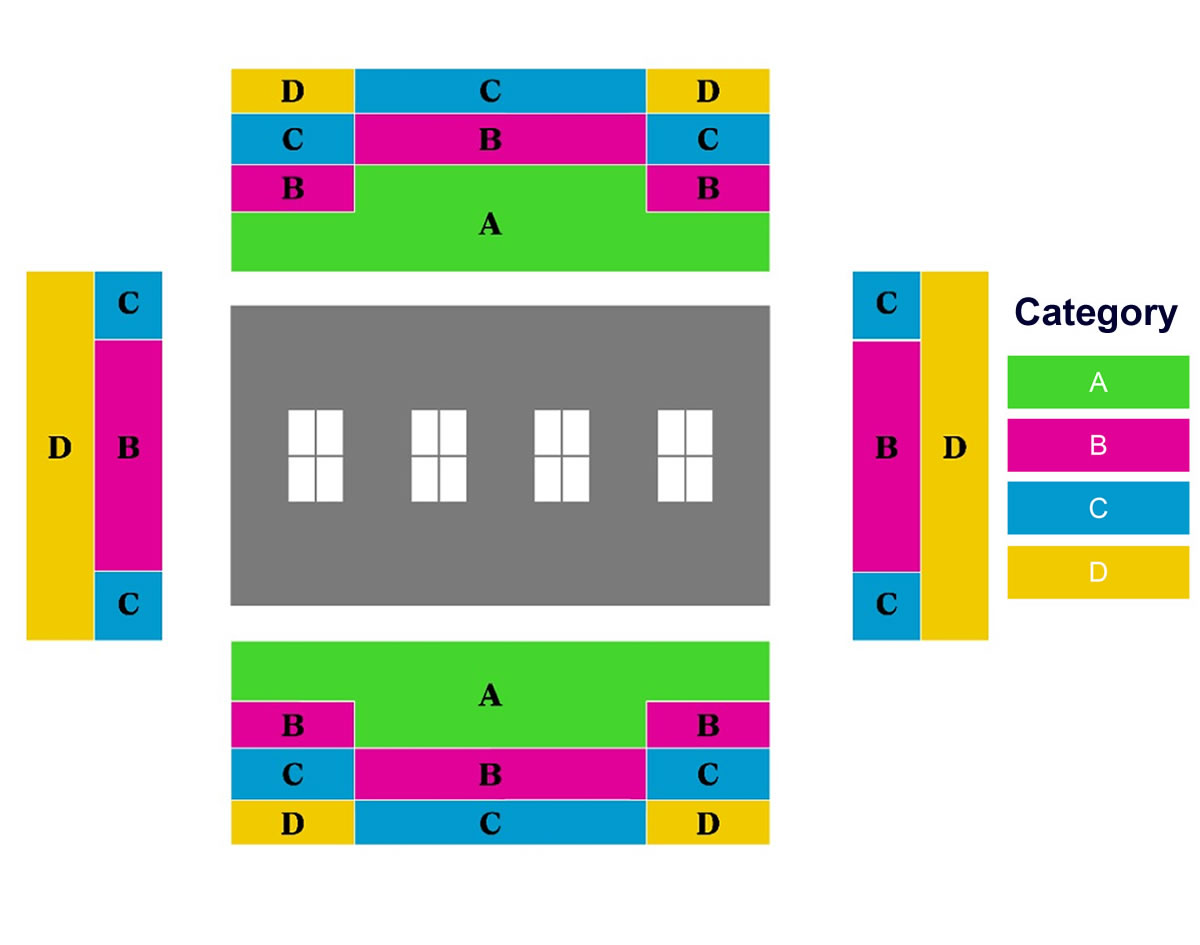 LA Convention Center Hall 3, Los Angeles, California, United States / LA Convention Center Hall 3, Los Angeles, California, United States Venue Seating Plan