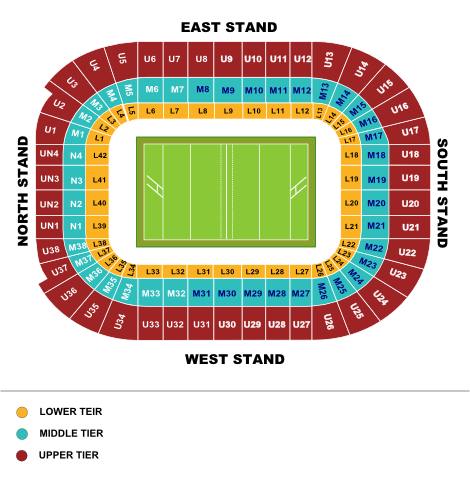 Millenium Stadium., Cardiff, United Kingdom / Millenium Stadium., Cardiff, United Kingdom Venue Seating Plan