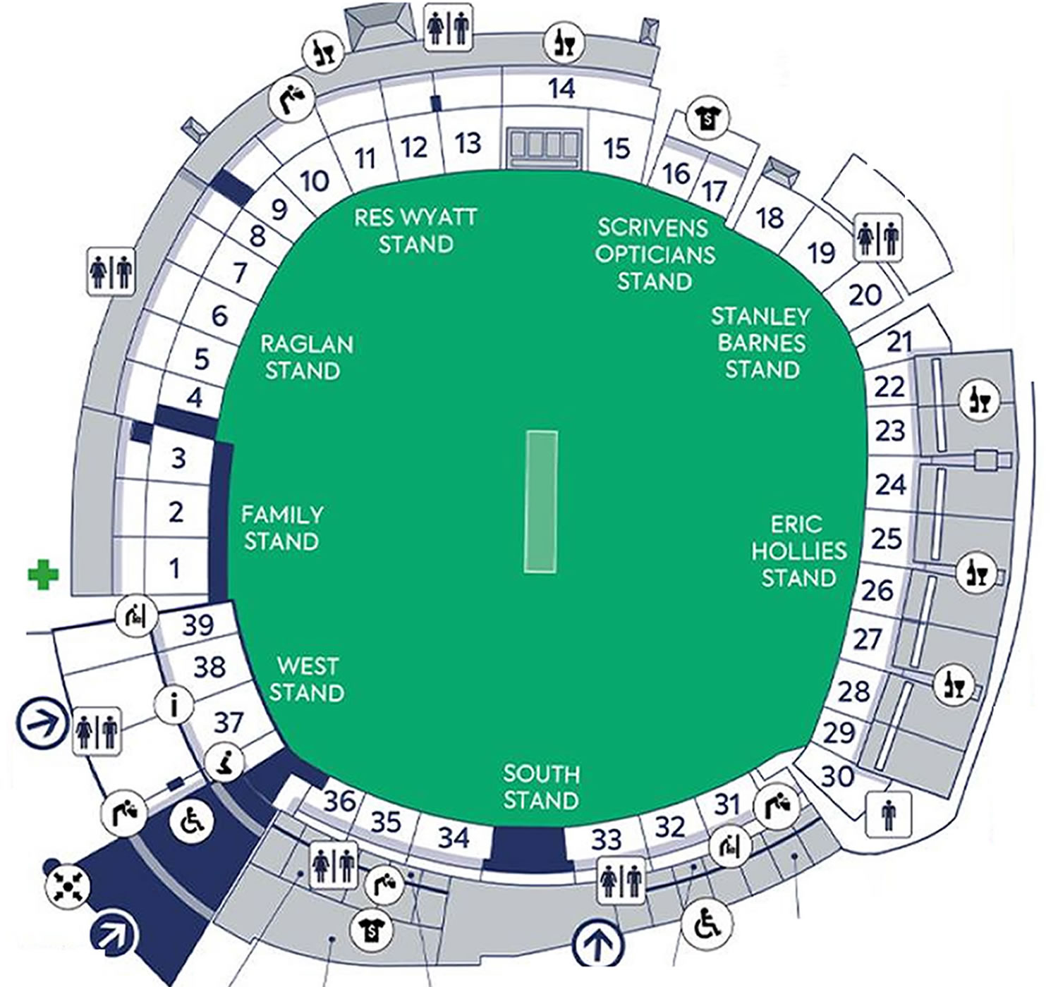 Edgbaston, Birmingham, United Kingdom / Edgbaston, Birmingham, United Kingdom Venue Seating Plan