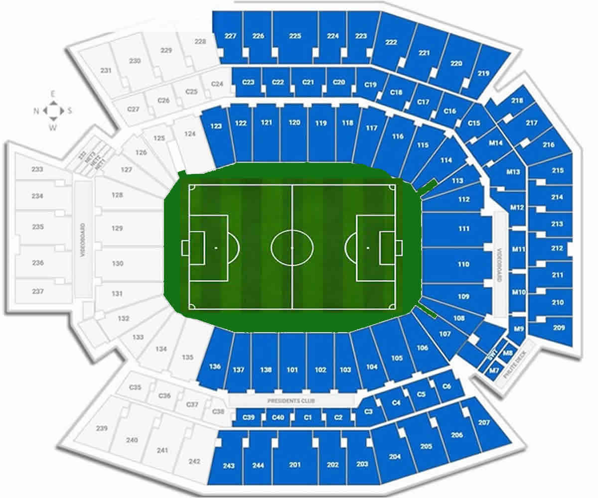 Lincoln Financial Field, Philadelphia, Pennsylvania, United States / Lincoln Financial Field, Philadelphia, Pennsylvania, United States Venue Seating Plan
