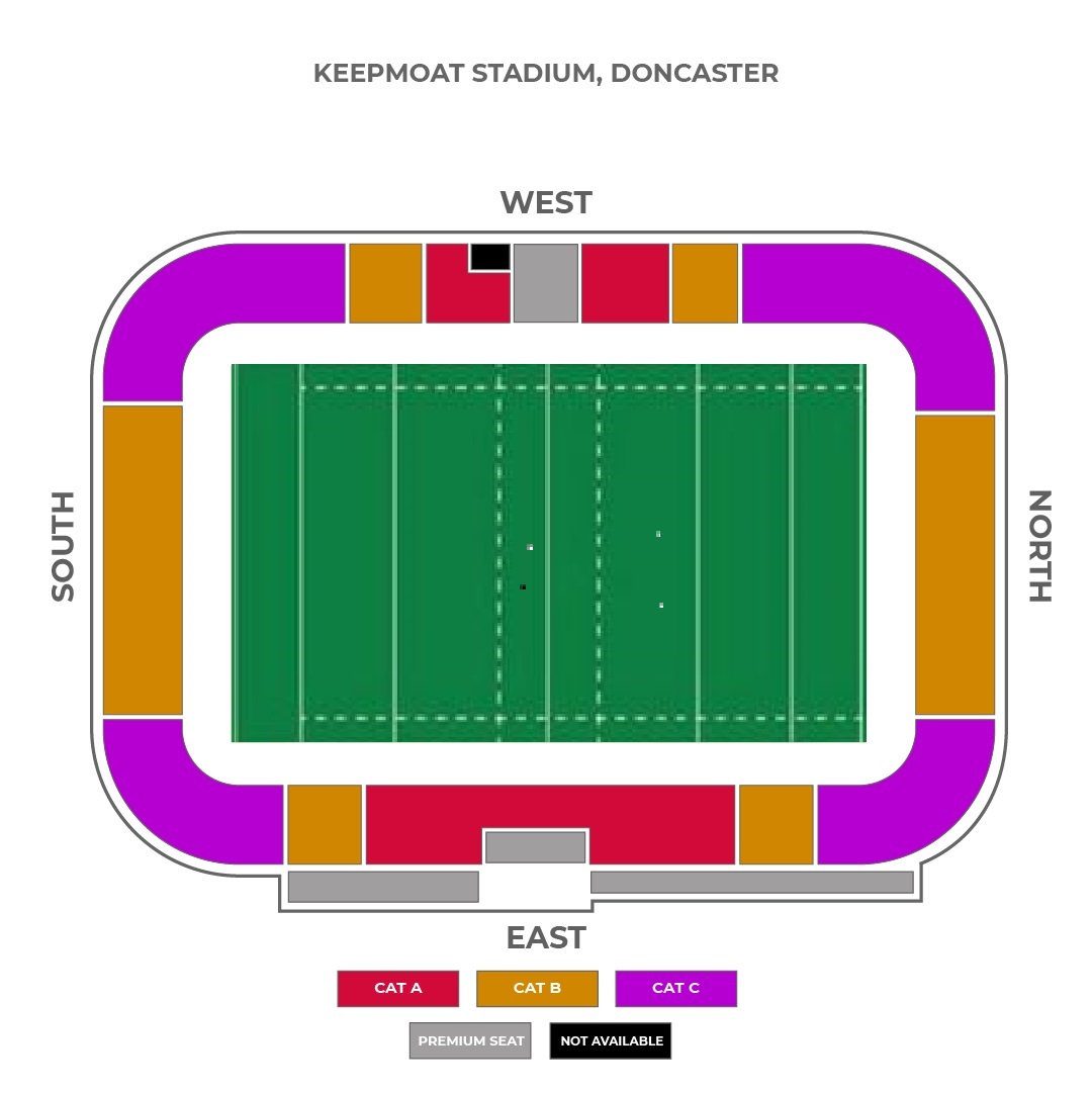 Keepmoat Stadium, Doncaster, United Kingdom / Keepmoat Stadium, Doncaster, United Kingdom Venue Seating Plan